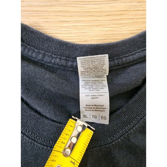 Texas Roadhouse Employee Uniform T-Shirt Black XL I Love My Job Workwear - Picture 8 of 10